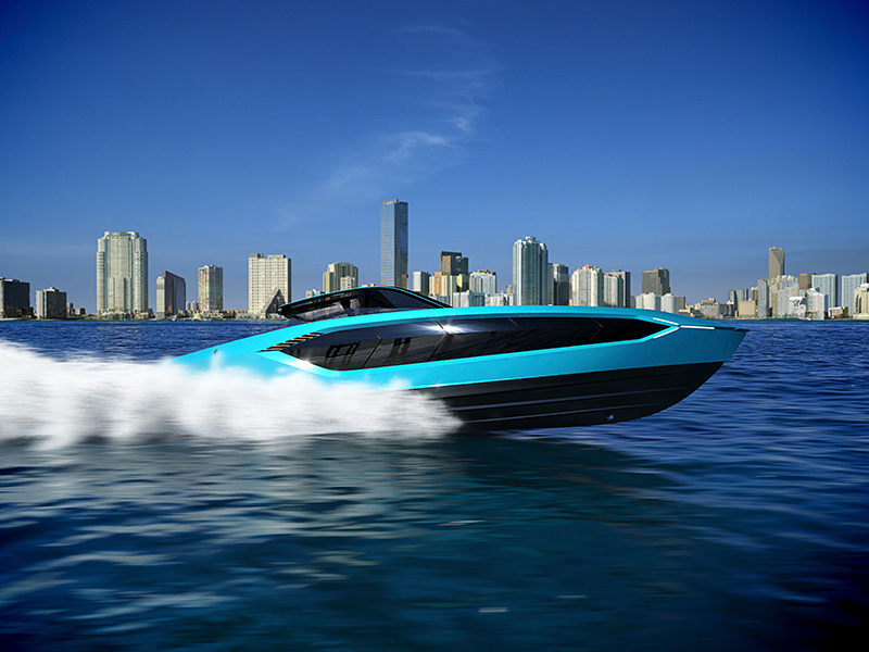 لامبورغيني دبي وأبوظبي تصبح الموزّع الرسمي لليخت الفاخر تكنومار فور لامبورغيني 63 في الإمارات